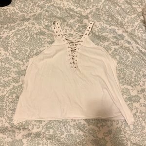 Emma and Sam Lace Up Tank